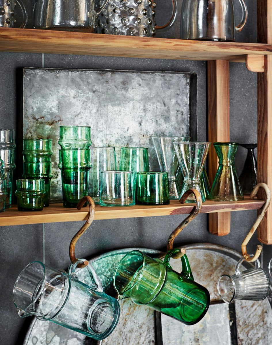 Vaso Cristal Beldi Verde