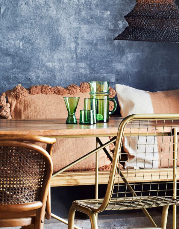 Vaso Cristal Beldi Verde Pequeño