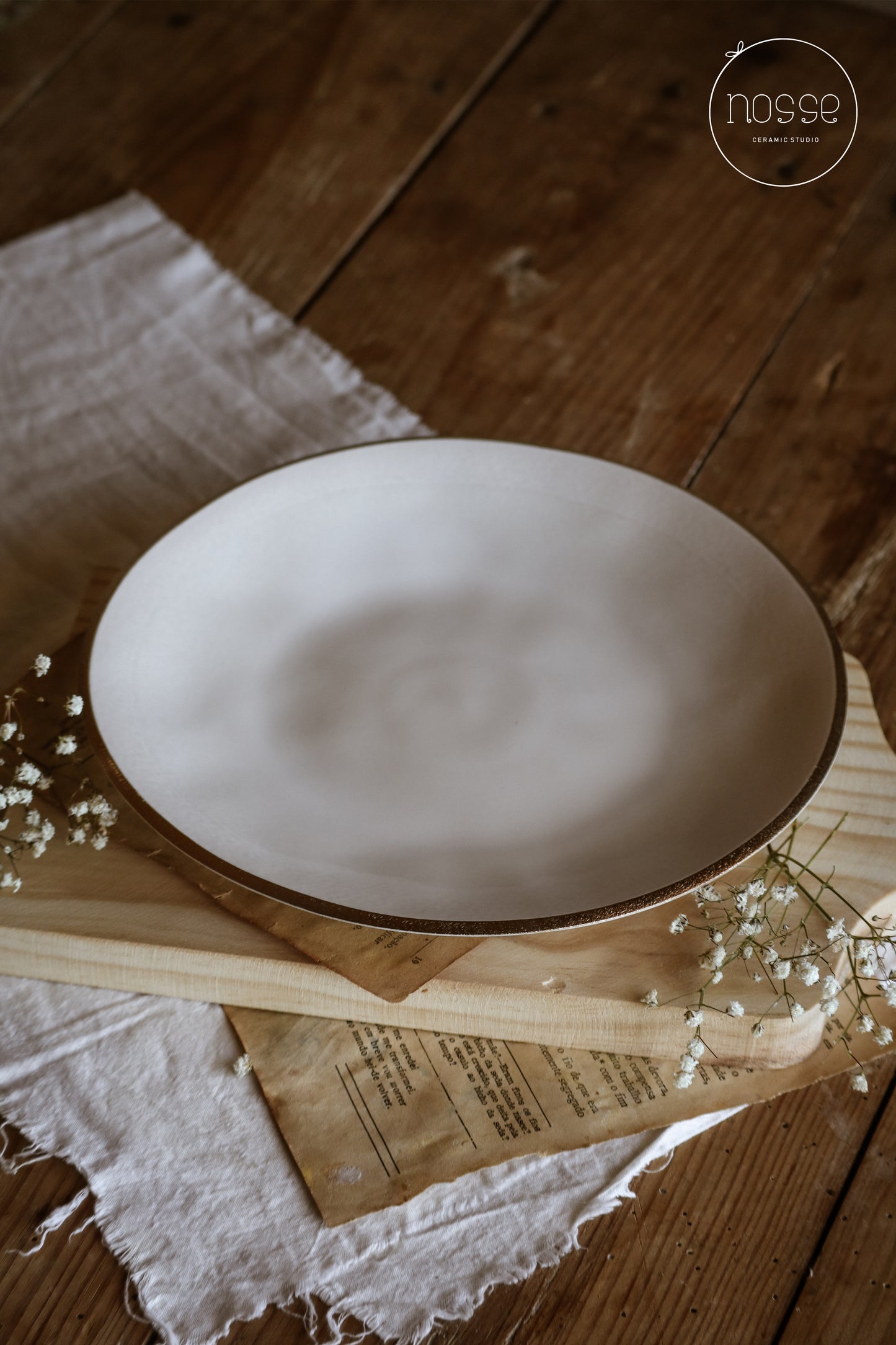 La Mer ceramic dessert plates