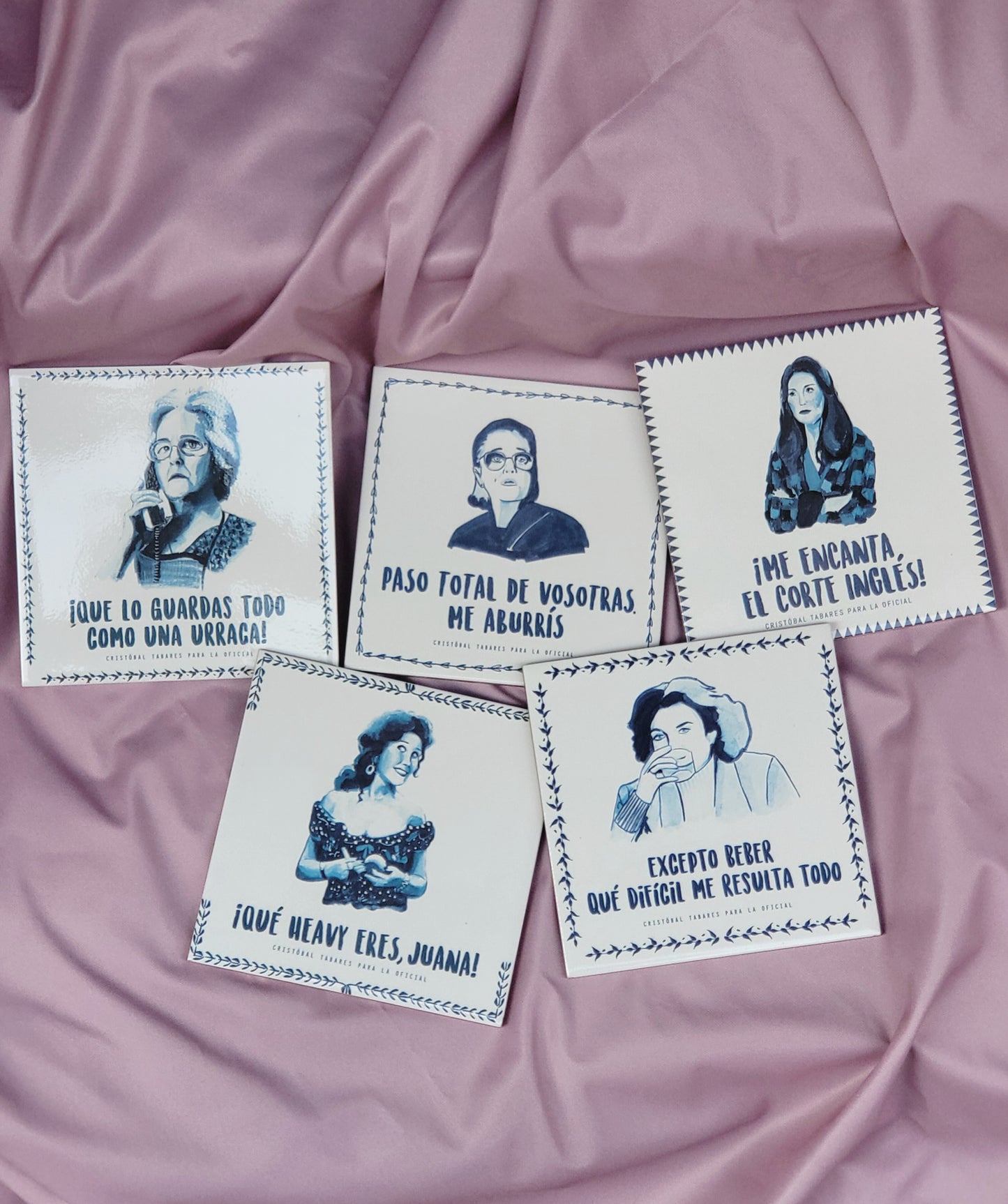 Azulejo ¡Que heavy eres Juana!