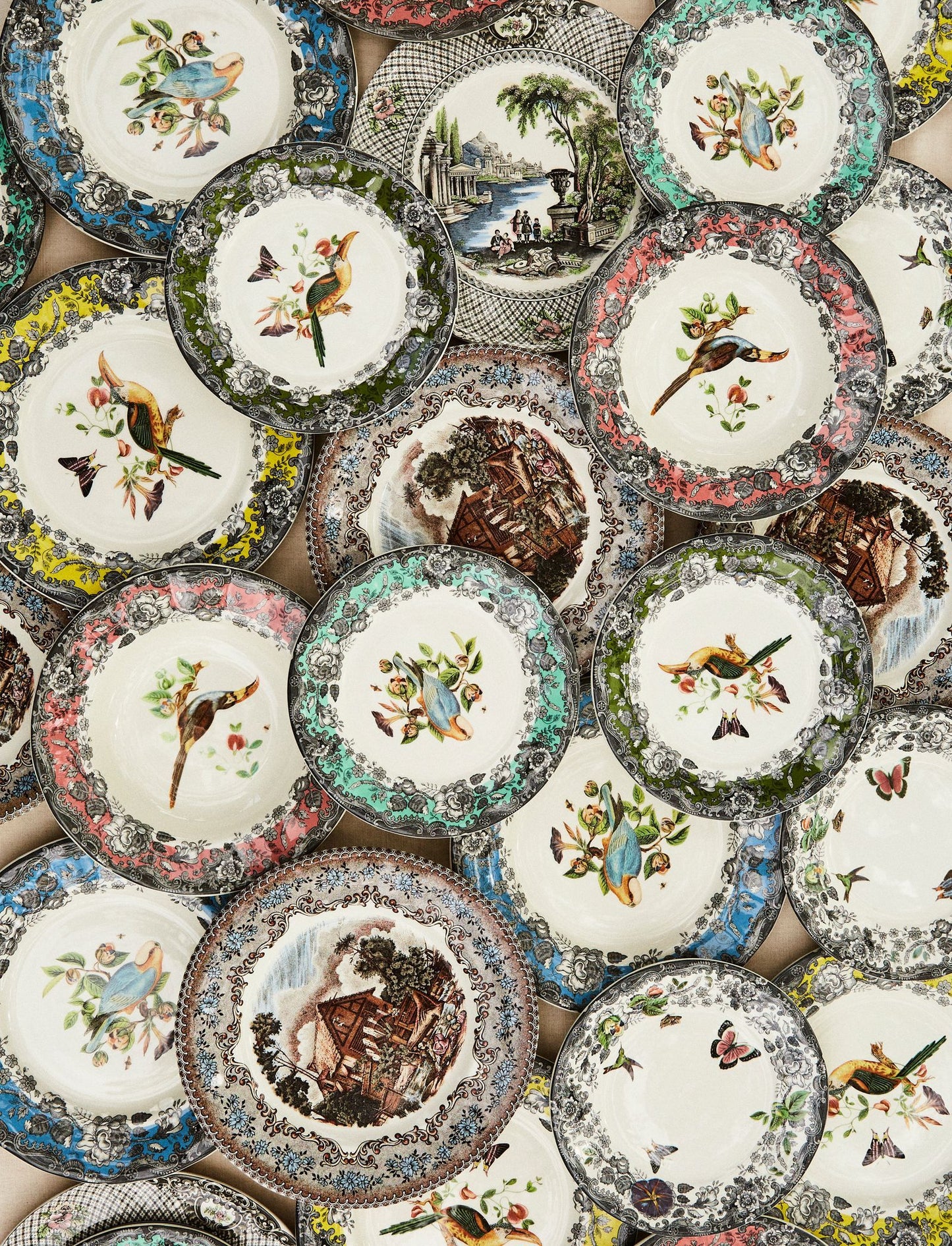 Plato postre Oaxaca Azul Cartuja de Sevilla