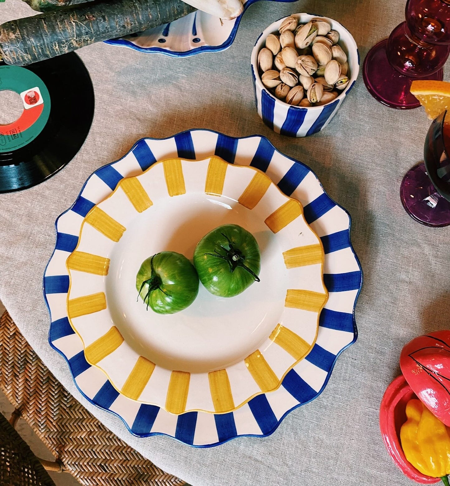 La Mer ceramic dessert plates