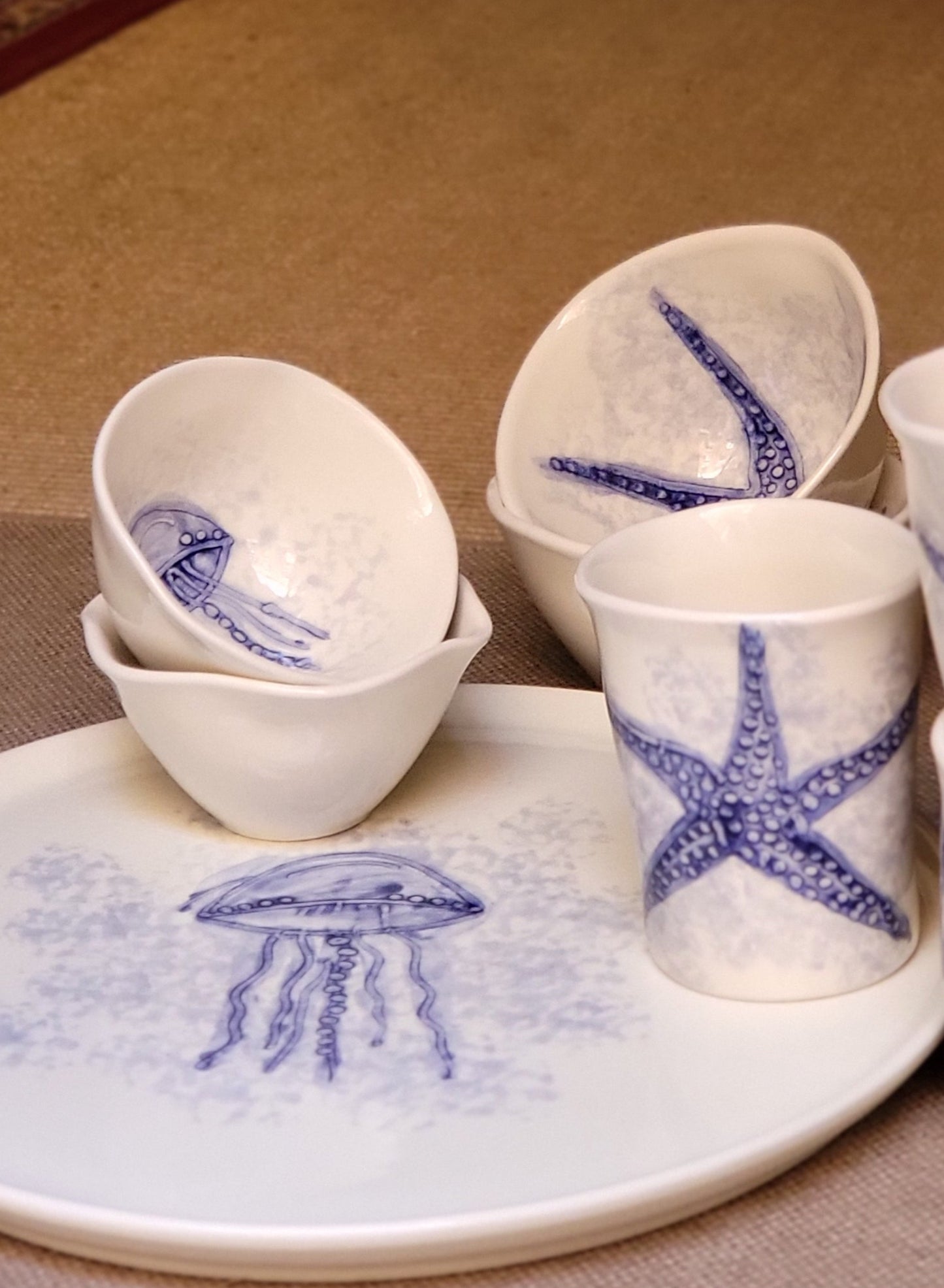 Algar yellow ceramic oil can from Almeria