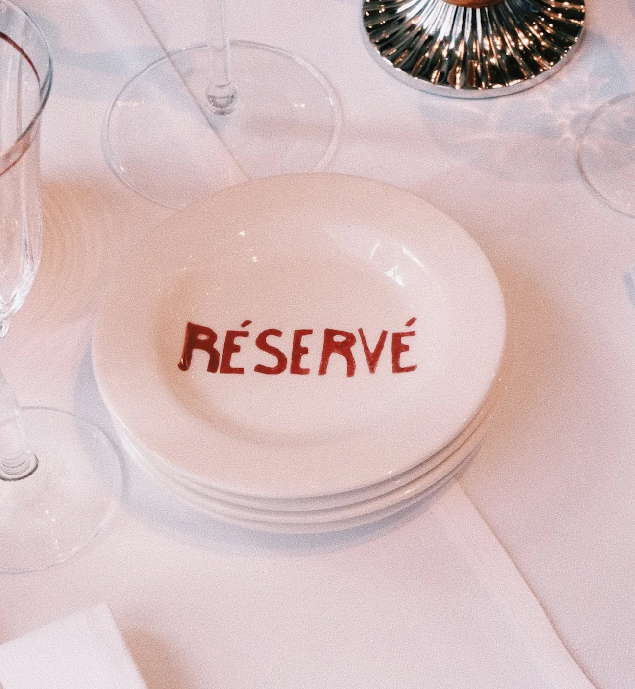 La Mer ceramic dessert plates