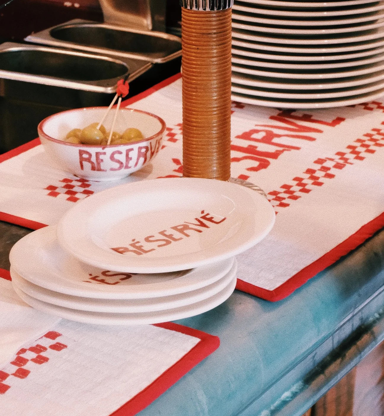 La Mer ceramic dessert plates