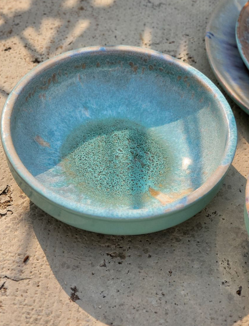 Plato Hondo Oceanic Verde