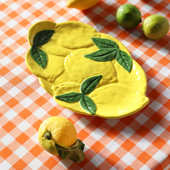 Ceramic tray Seasonal oranges