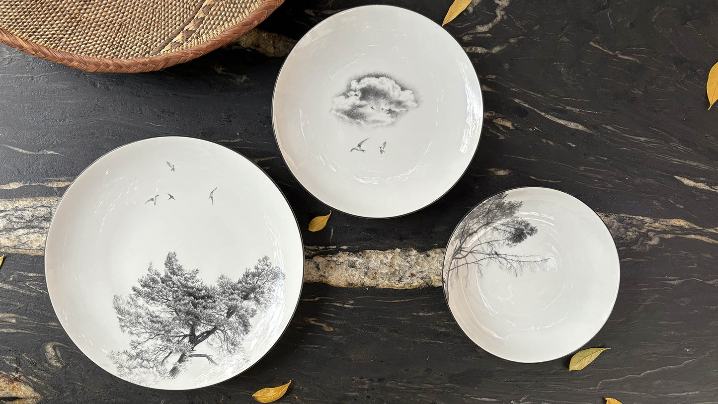 Plato llano Pájaros de Risueño