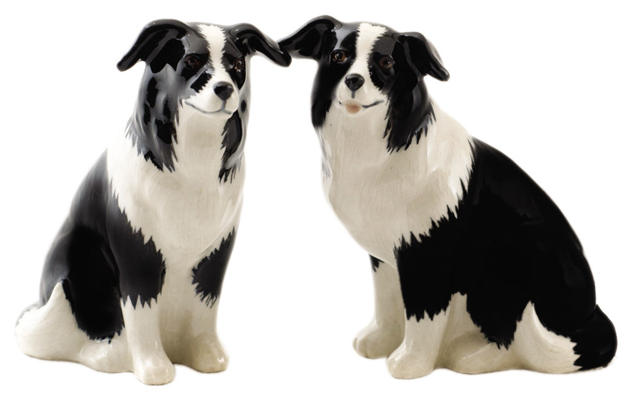 Border Collie Salt and Pepper Shakers