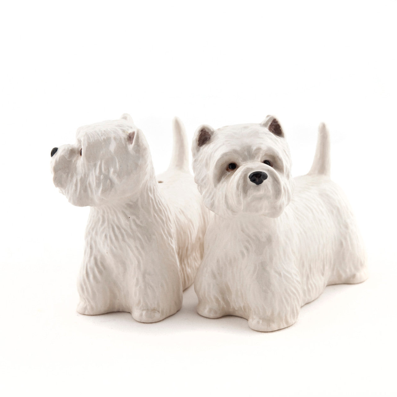 Westie salt and pepper shakers