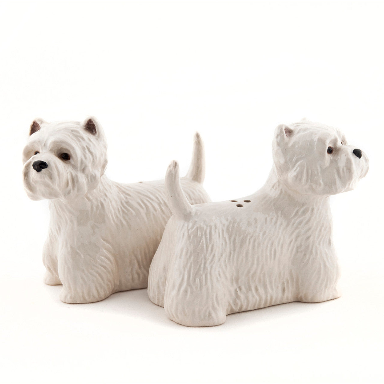 Westie salt and pepper shakers