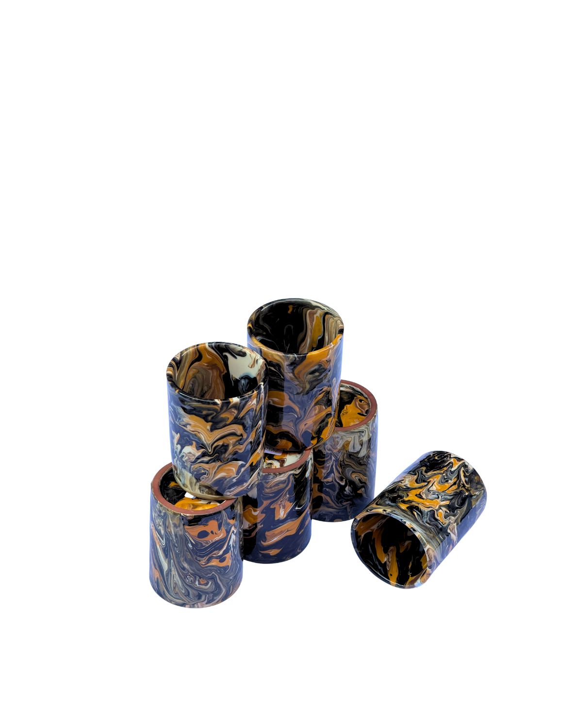 Algar yellow ceramic oil can from Almeria