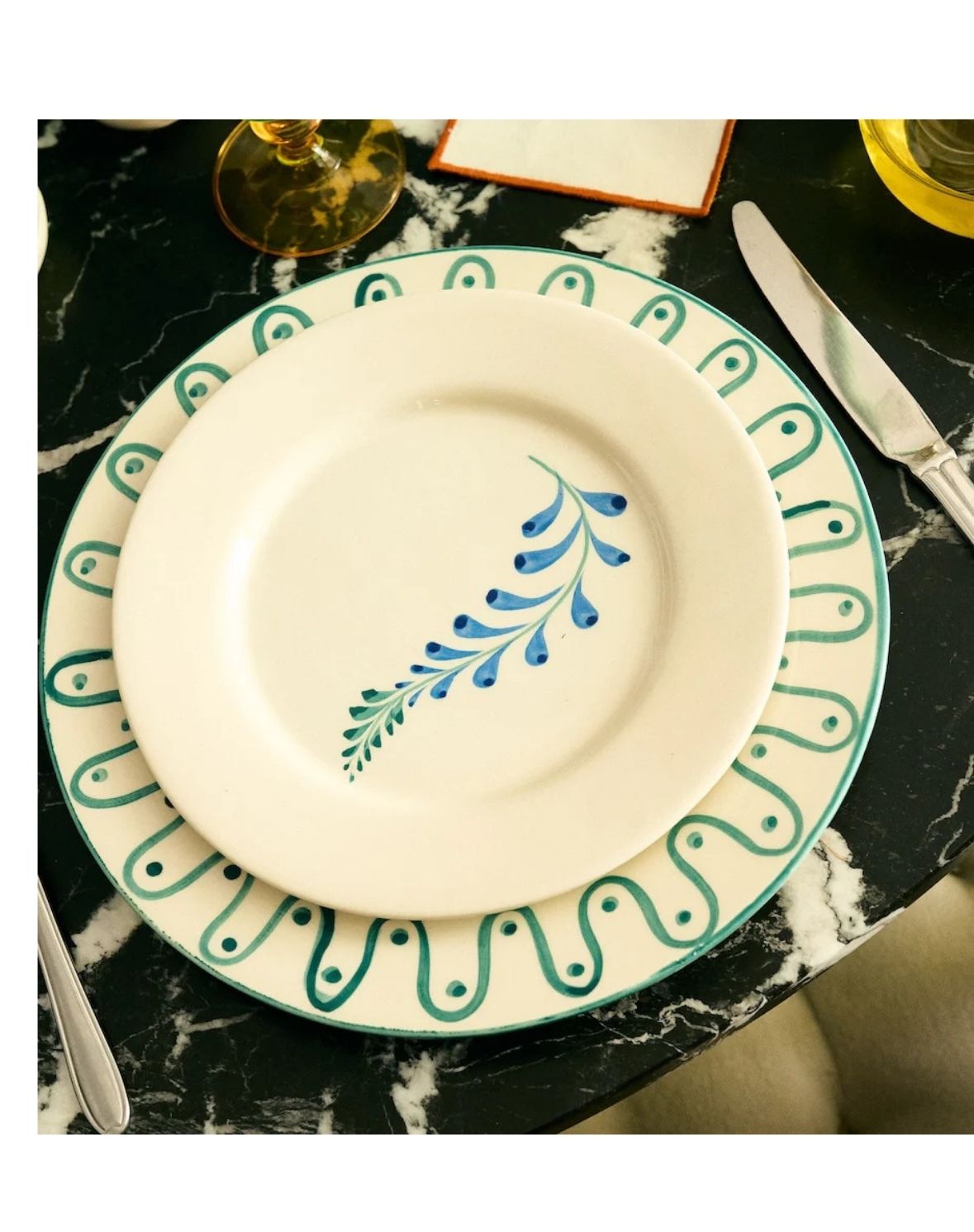 La Mer ceramic dessert plates