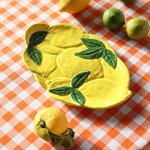 Bandeja de cerámica limonada