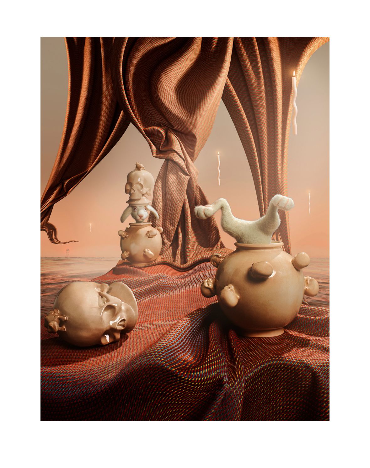 Urna Thurman del Centro Cerámico de Talavera para Abe the Abe