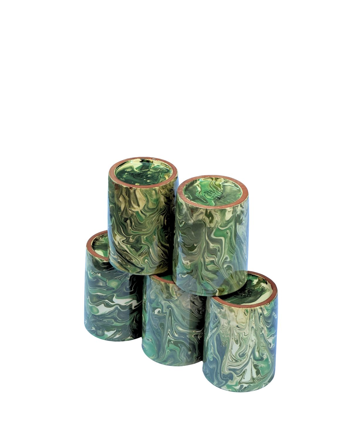 Algar yellow ceramic oil can from Almeria