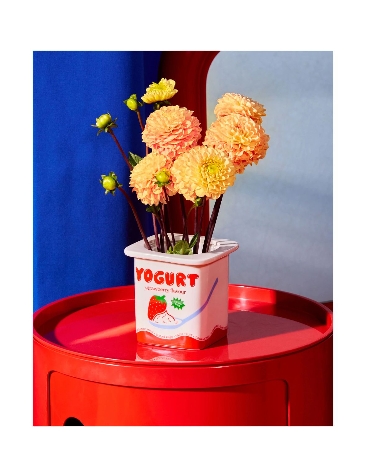 Hot Pink Ceramic Vase