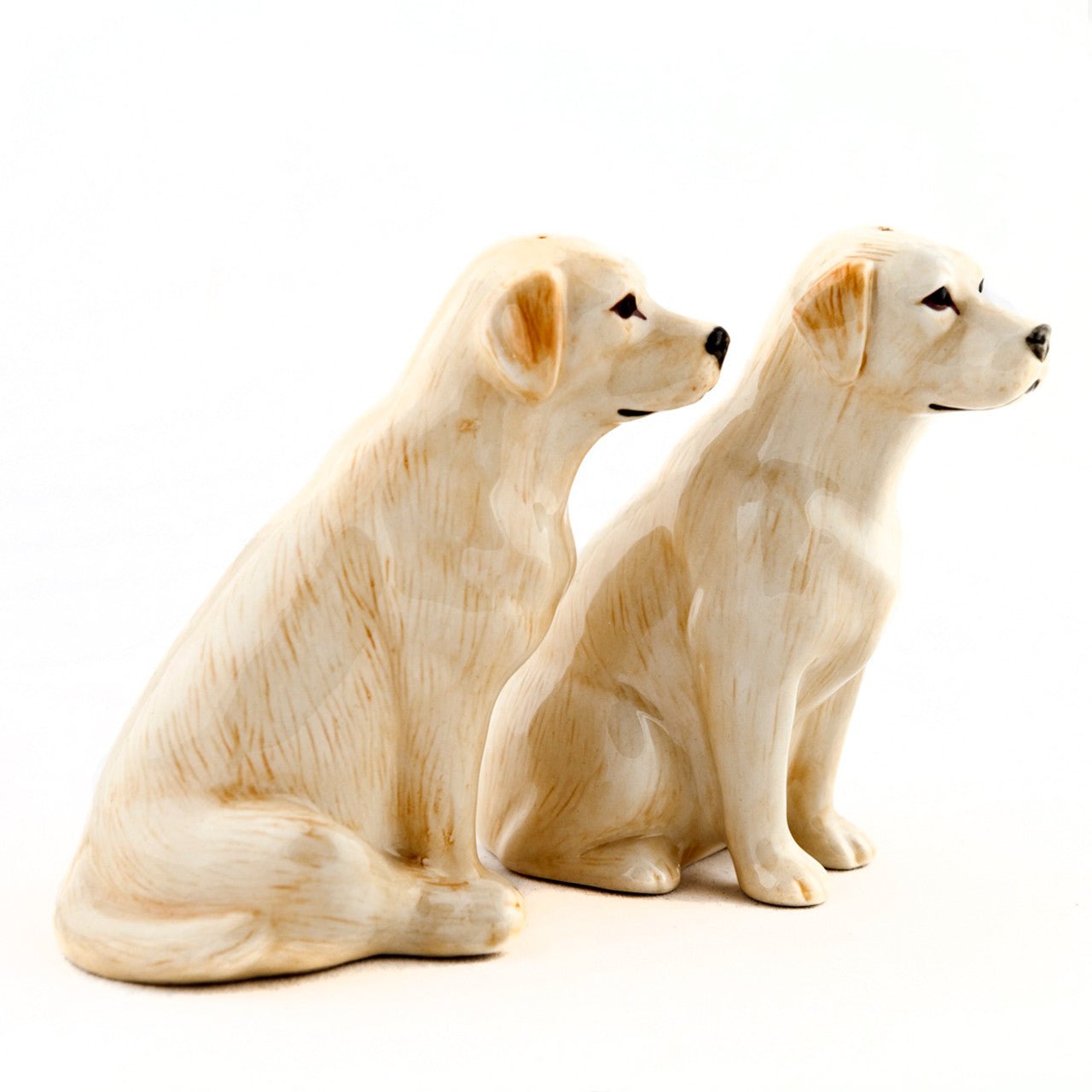 Labrador salt and pepper shakers