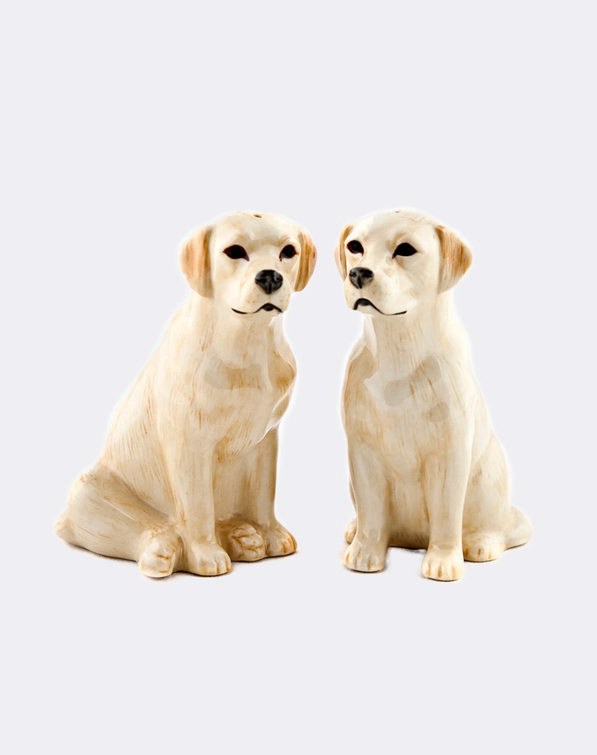 Labrador salt and pepper shakers