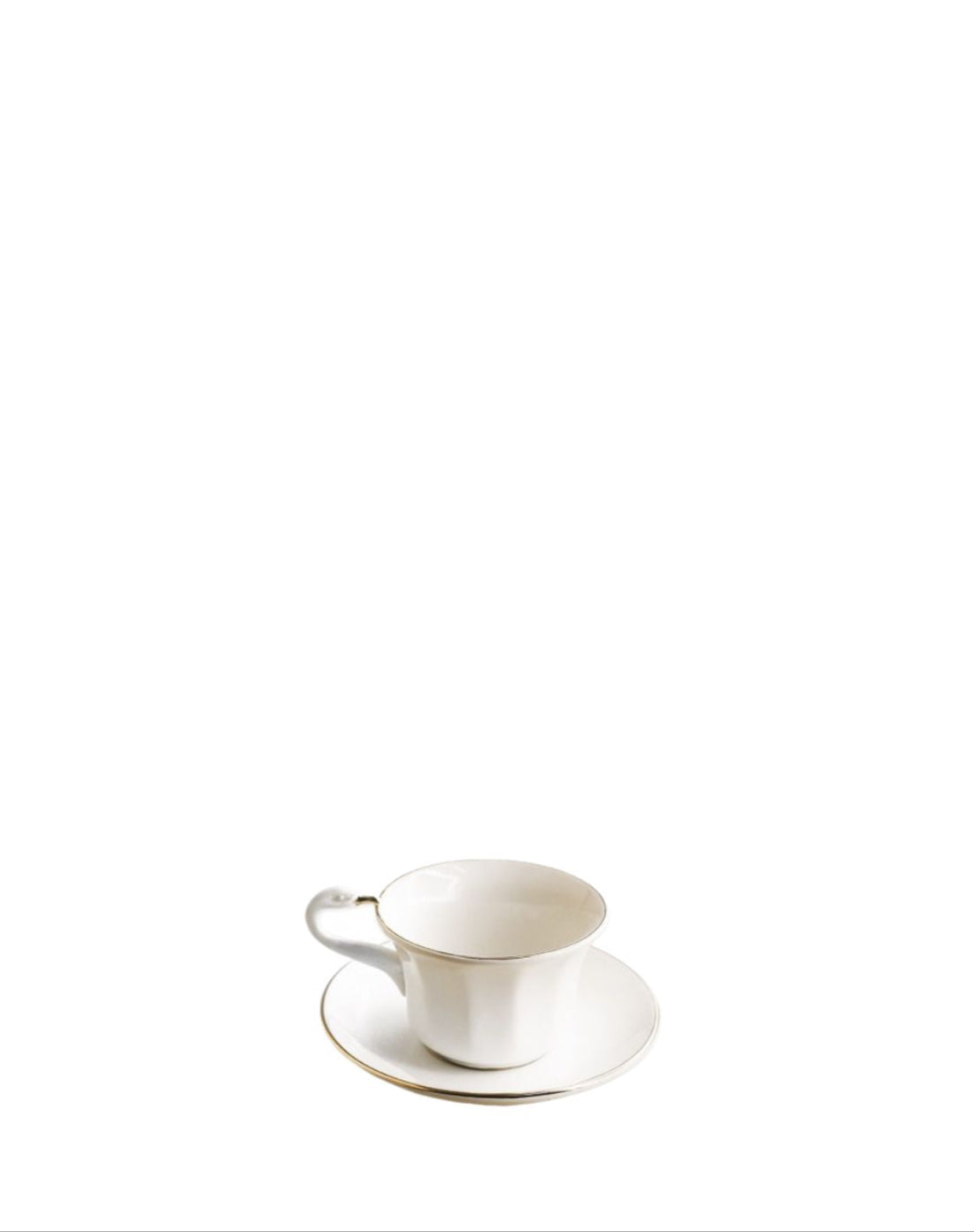 Set de taza de té y platillo Odette by La Cartuja