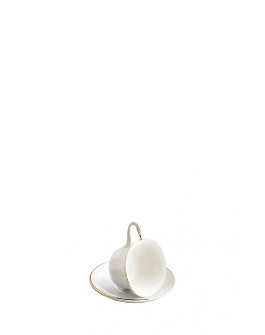 Set de taza de té y platillo Odette by La Cartuja