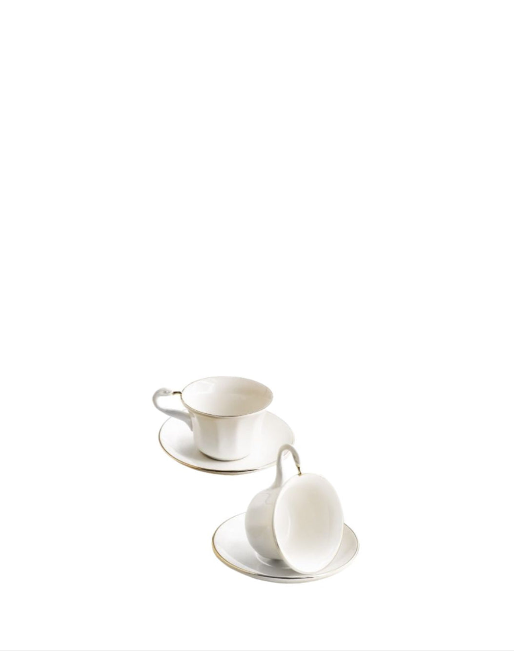 Set de taza de té y platillo Odette by La Cartuja