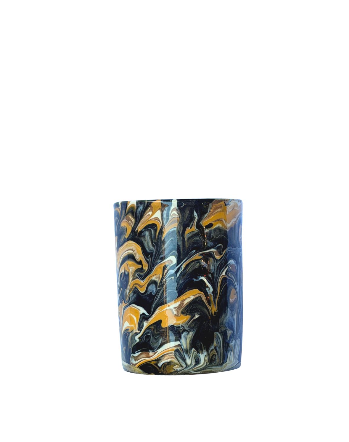 Algar yellow ceramic oil can from Almeria