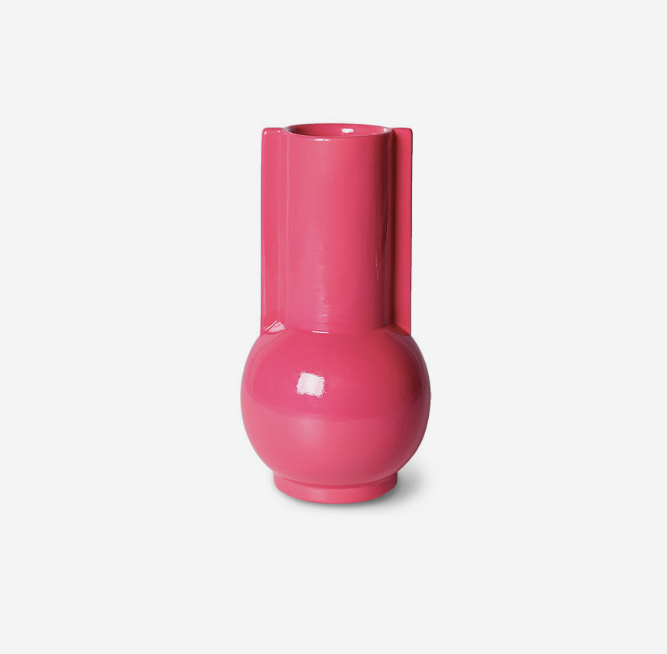 Jarrón HOT Rosa cerámica
